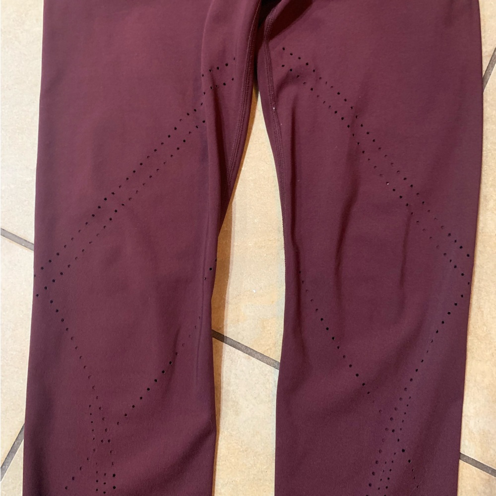 JoyLab 7/8 Length High Rise Legging Maroon - Picture 5 of 9